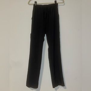 SCRUBAID Black Scrubs w. Pockets